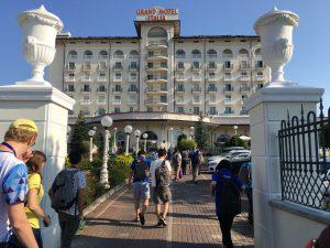 단장팀이 묵었던 숙소 Grand Hotel Italia. ~~좋은 호텔에서 지내시니 부러웠습니다.~~